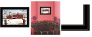 Trendy Decor 4U Winter Days by Billy Jacobs, Ready to hang Framed Print, Black Frame, 15" x 11"
